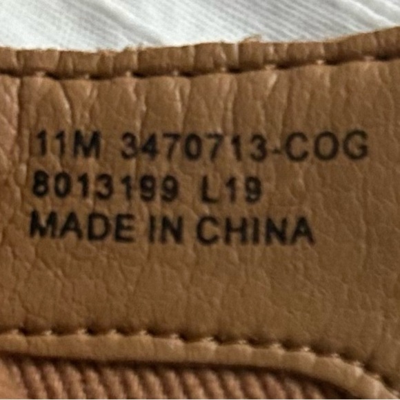 FRYE AND CO. Brown Leather Suede Side Zip Glitter Booties Boots Women's Sz 11 M - Picture 7 of 8